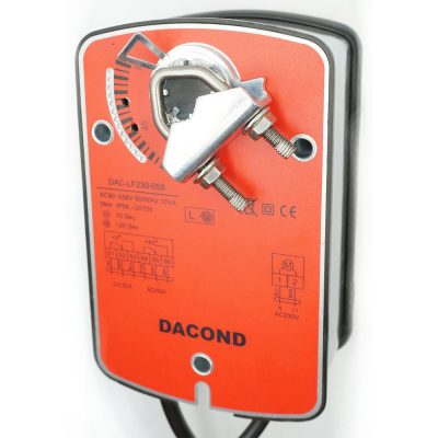 Электропривод DACOND DAC-LF24-03S (3 Н·м, 24 В, с возвратной пружиной)