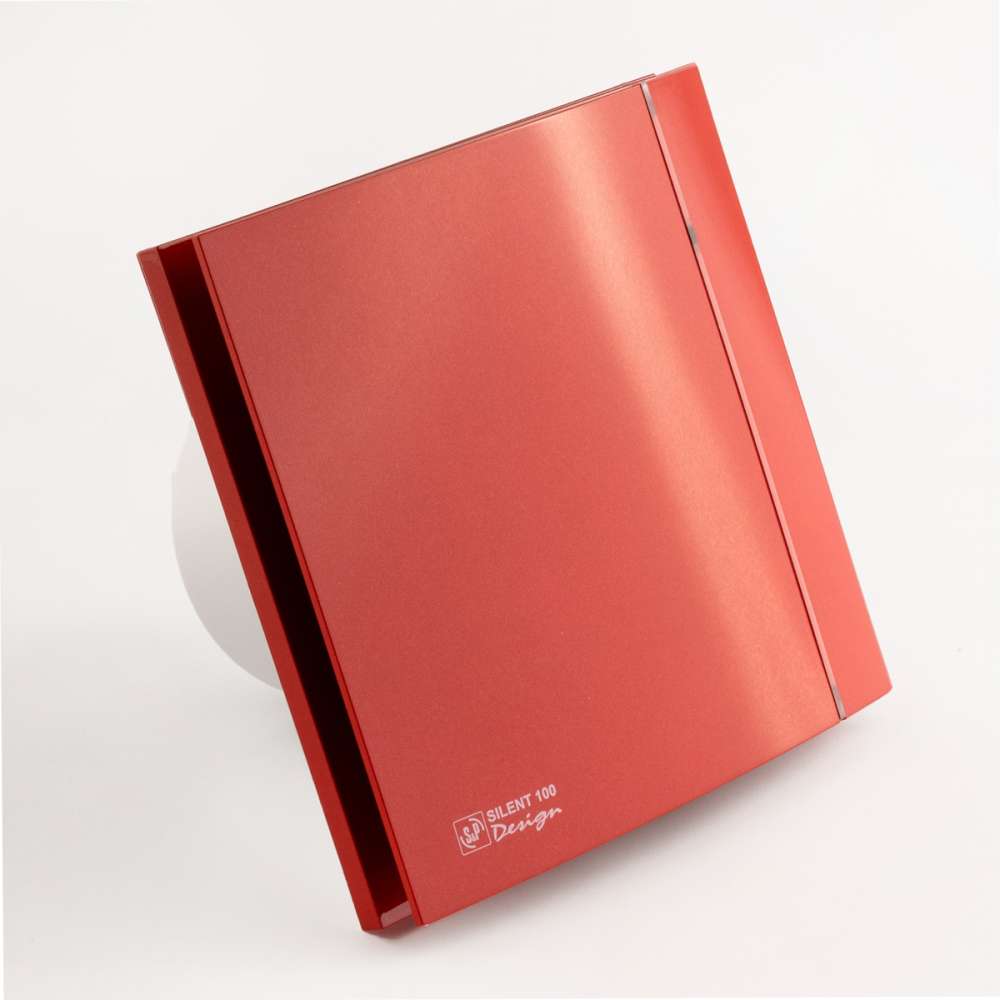 Накладной вентилятор Soler Palau SILENT-100 CZ RED DESIGN 4C