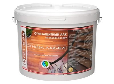 Огнезащитный лак на водной основе ОГНЕЗА-ЛАК-ВД 3 л глянцевый