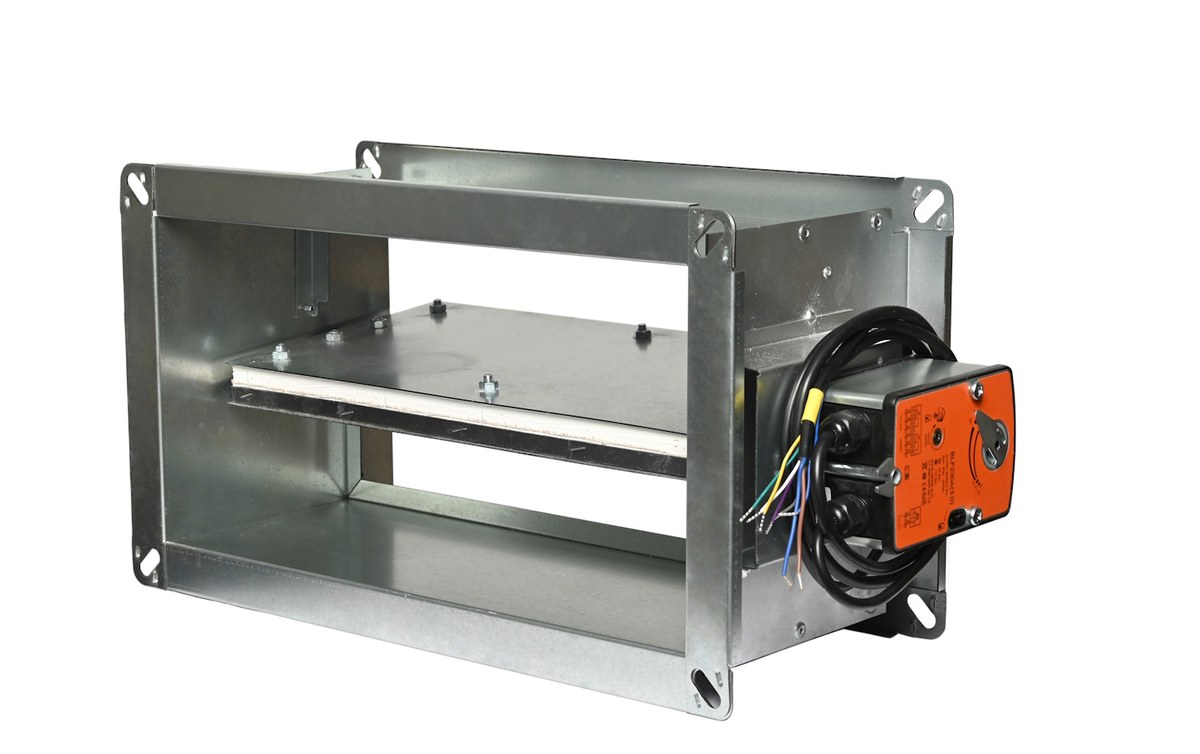 Клапан противопожарный ВЕЛЕС ОЗП EI 90 НЗ LES(220) 600×600 канальный